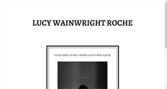 Desktop Screenshot of lucywainwrightroche.com
