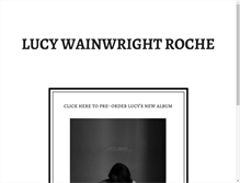 Tablet Screenshot of lucywainwrightroche.com